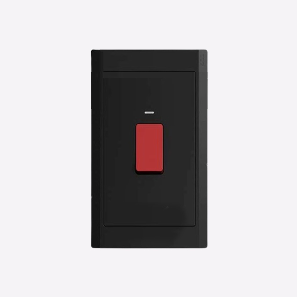 45A COOKER SWITCH INORA STARRY BLACK (3X6) - ABB | Plaza Middle East