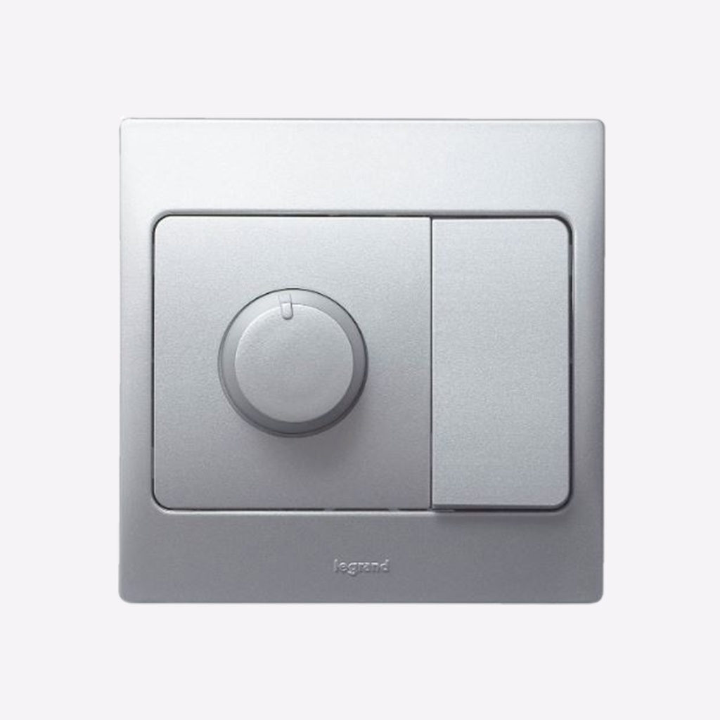 500W DIMMER 2W + SWITCH MALLIA SILVER LEGRAND Plaza Middle East