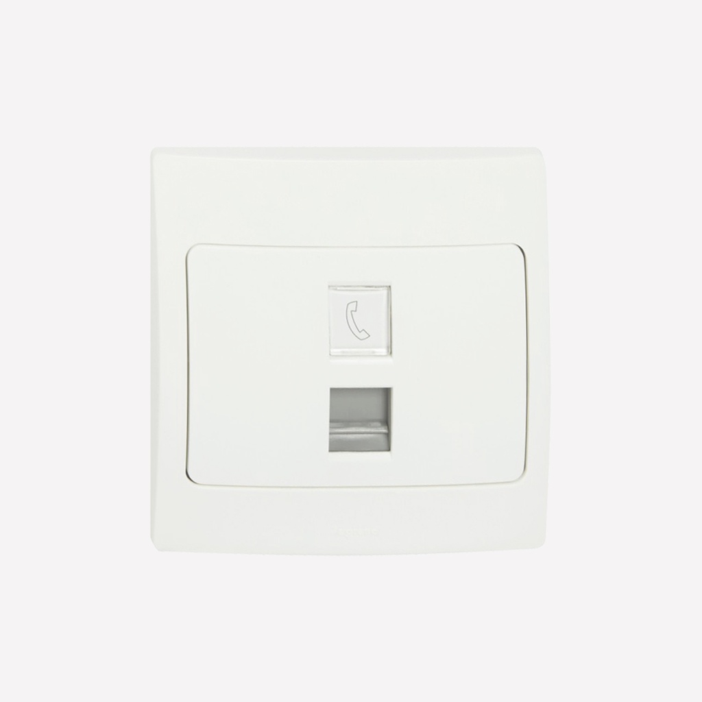 Buy 1G RJ11 Socket BS Master Mallia White - Legrand Online UAE, Dubai