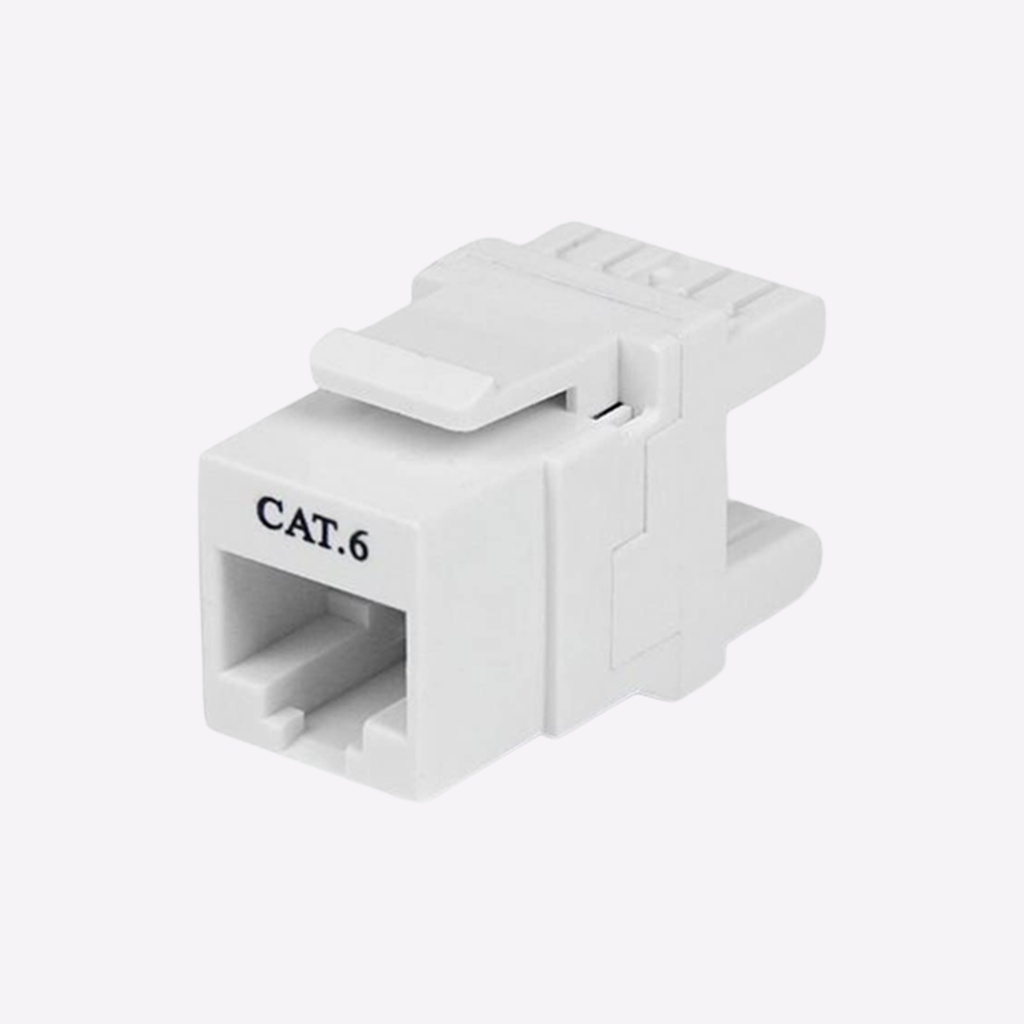 CAT6 RJ45 + SL JACK WHITE - MK | Plaza Middle East
