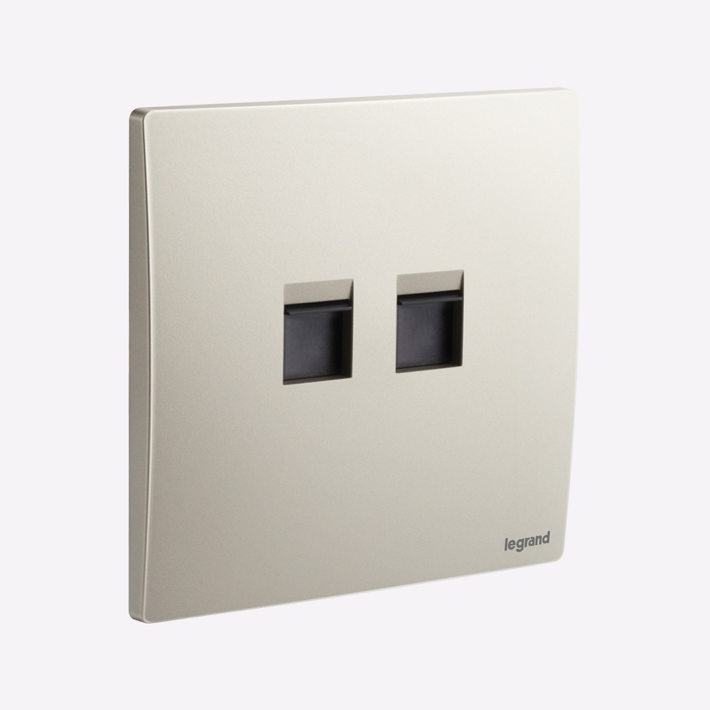 2G RJ11 KEYSTONE SOCKET MALLIA SENSES CHAMPAGNE - LEGRAND | Plaza ...