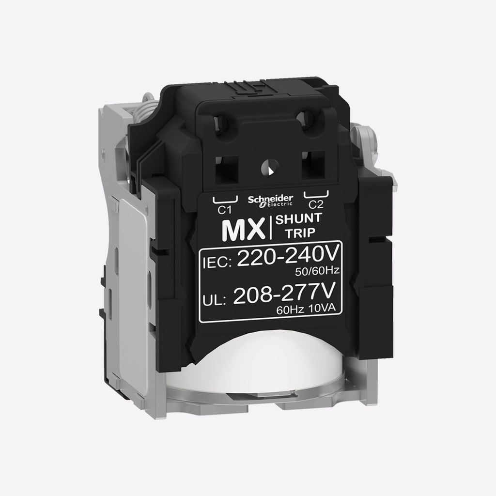 MX SHUNT TRIP SCREWLESS SPRING TERMINAL CONNECTIONS - SCHNEIDER | Plaza ...