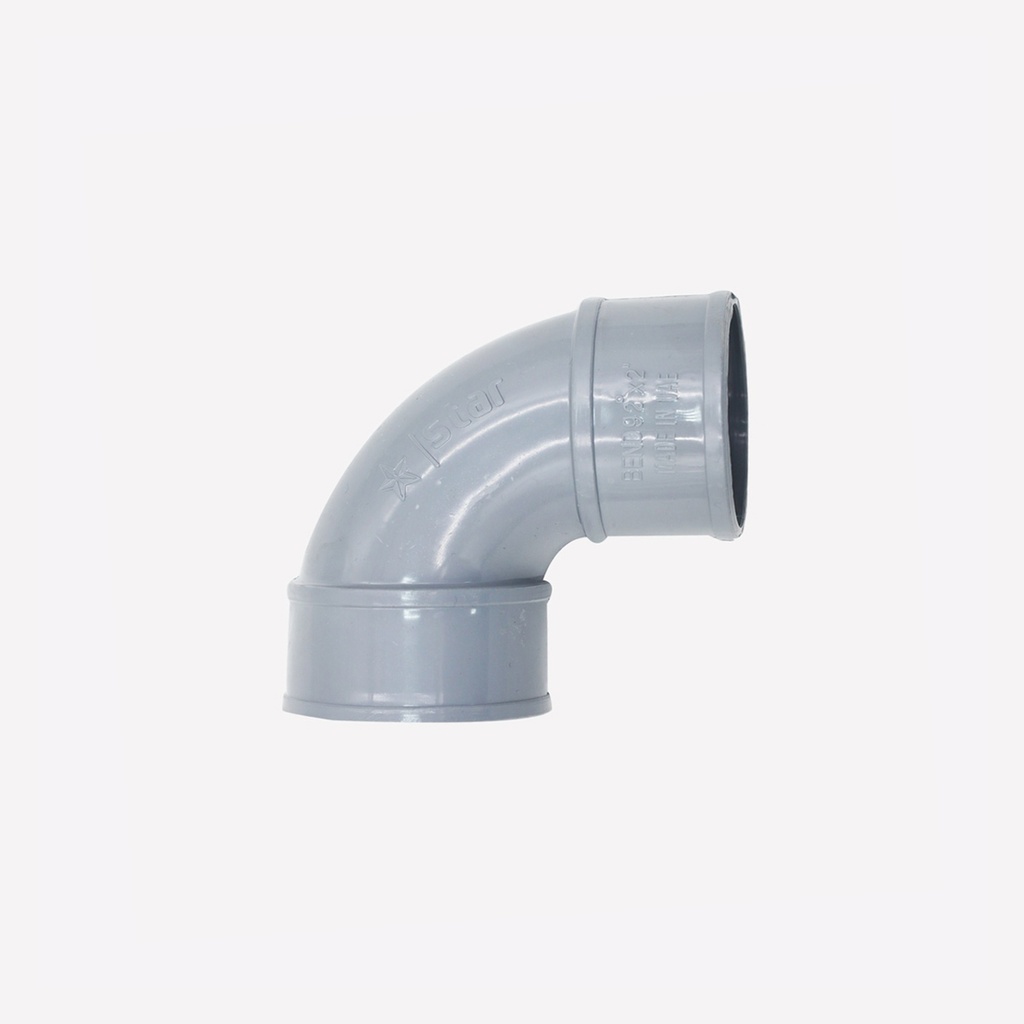 UPVC 90* ELBOW 2'' GREY - STAR | Plaza Middle East