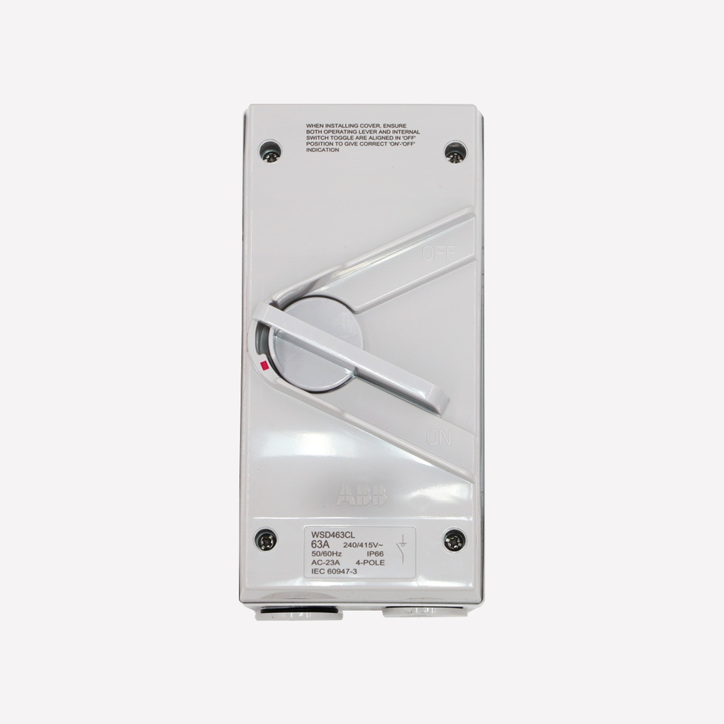 Buy Isolator 63A 4P W/P IP66 - ABB Online Dubai, UAE| Plaza Middleeast