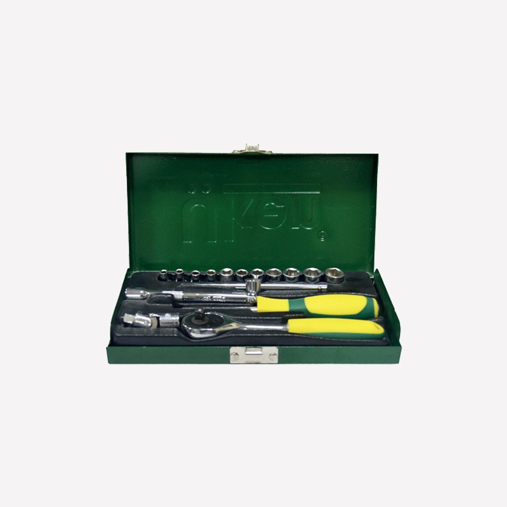 BOX SPANNER SET 19PCS 3/8'' - UKEN | Plaza Middle East