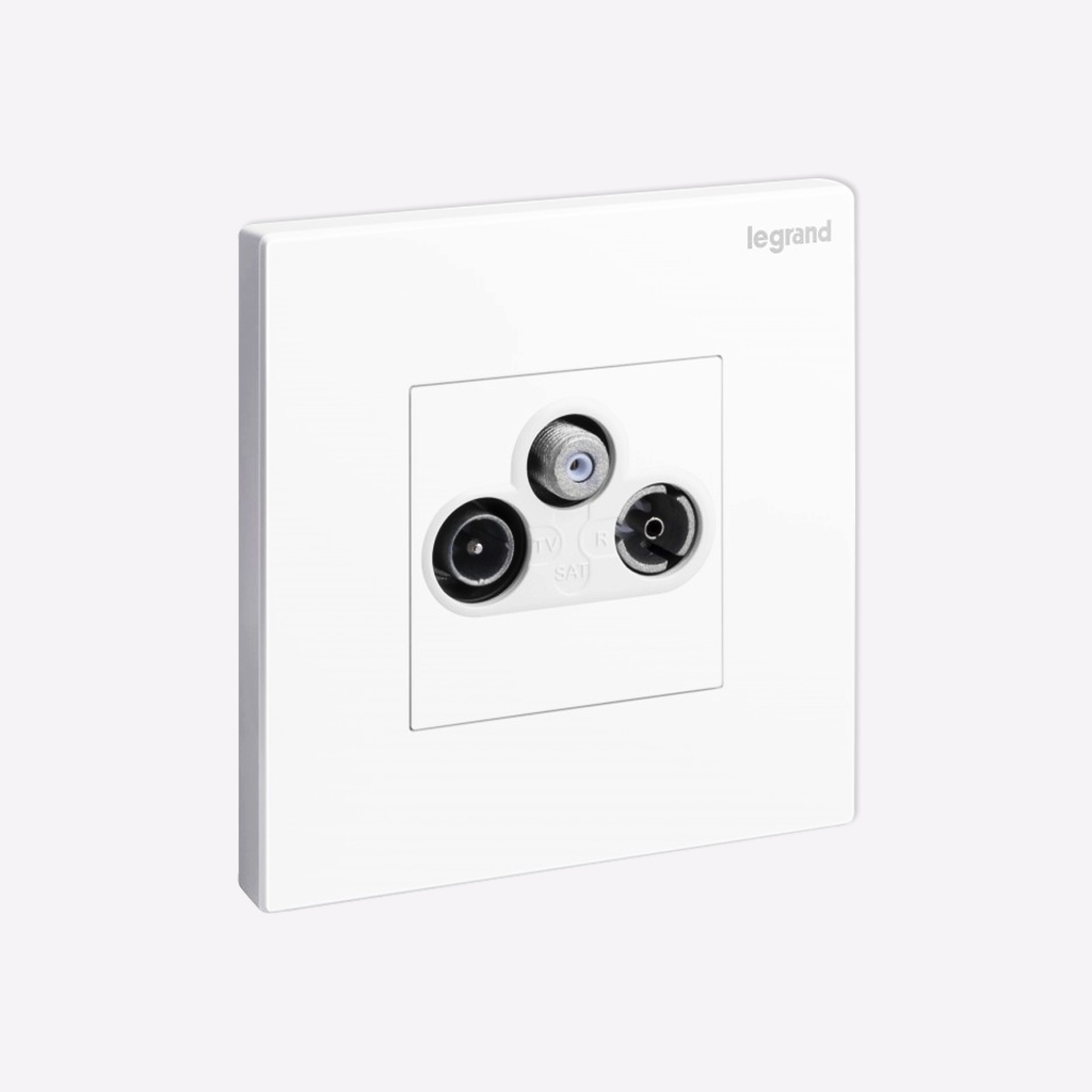 Buy 10A 1G 1way Switch Mallia Silver - Legrand online Dubai, UAE